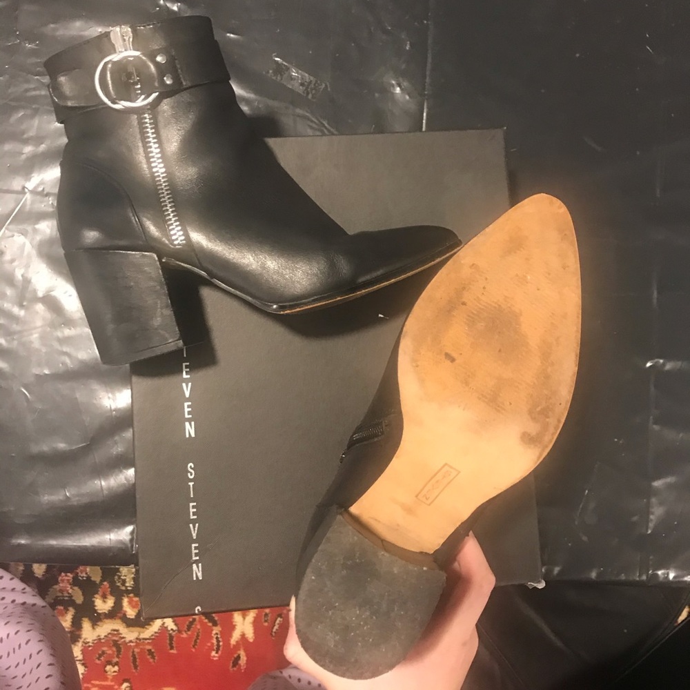 Steven By Steve Madden Block Heel Booties - image 5